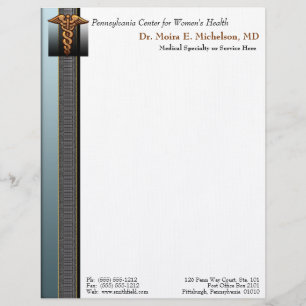 Business Elegance Physician Letterhead