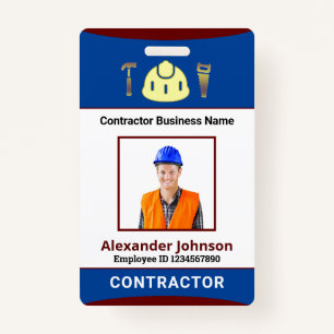 Business Employees Logo ID Identification Card Badge