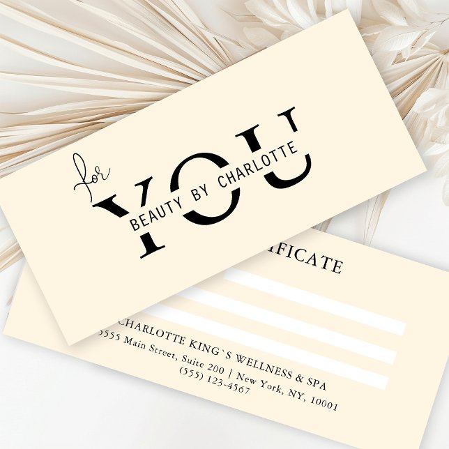 BUSINESS ENTITY CERTIFICATE (Personalized, BUSINESS GIFT CERTIFICATE! Beige & White, modern, minimal with a luxury touch.
)