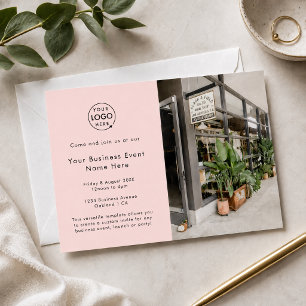 Business Event Invitation 5x7 Photo Invite Cards