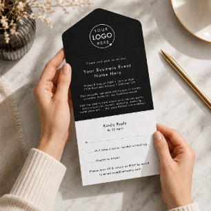 Business Event Invitation RSVP All-in-One Invite