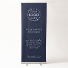Business Event | Navy Blue Modern Minimalist Logo