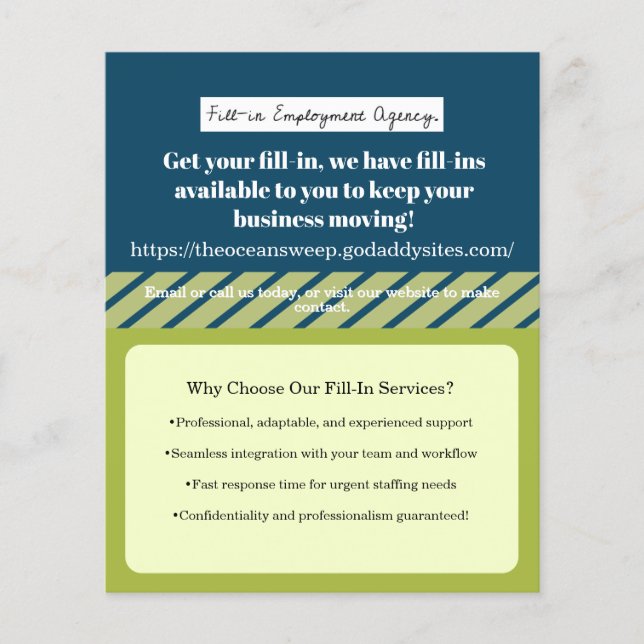 Business Flyer Sample (Front)