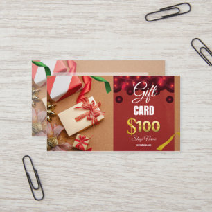 Business Gift card $100
