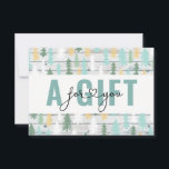 BUSINESS GIFT CERTIFICATE | Christmas| Winter Tree<br><div class="desc">BUSINESS GIFT CERTIFICATE | Christmas | Winter | Tree.</div>