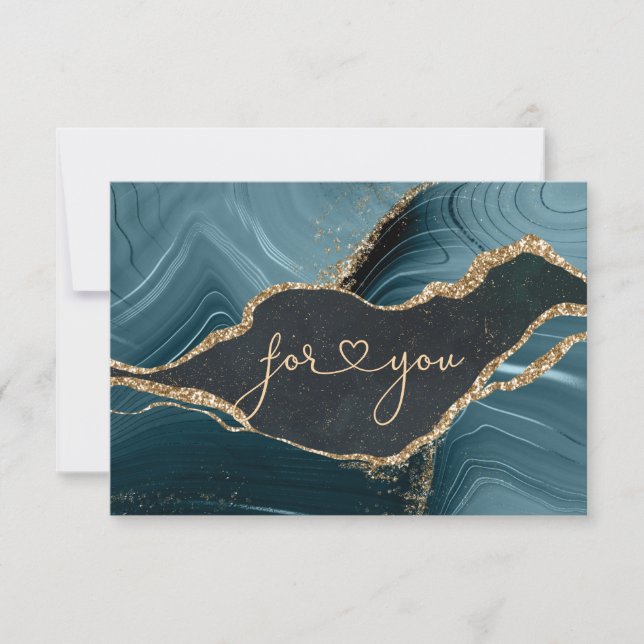 BUSINESS GIFT CERTIFICATE | Modern Marble Gold (Front)