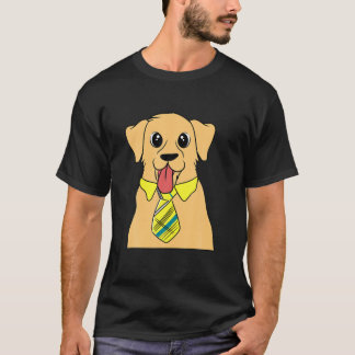Business Golden Retriever Dog Lover Entrepreneur C T-Shirt