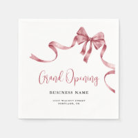 Business Grand Opening Modern Ribbon