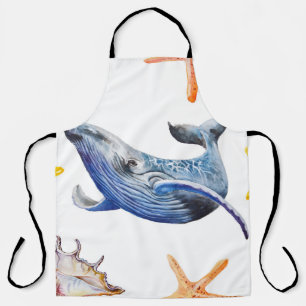 Business Graph Whale: Candlestick Chart Apron