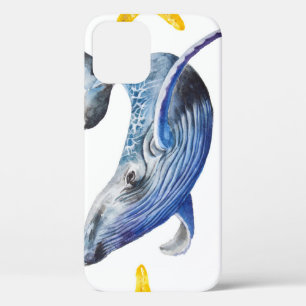 Business Graph Whale: Candlestick Chart iPhone 12 Case