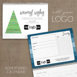 Business Greeting with Logo Gift Calendar