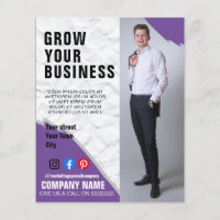 Business Growth Marketing Flyer Custom Poster