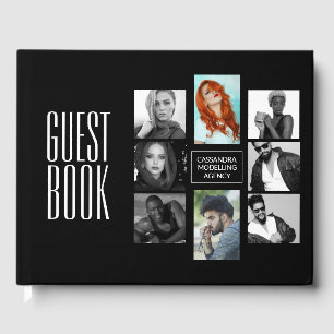 Business guest book 8 photo launch opening