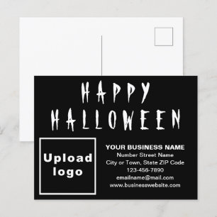 Business Halloween Black Holiday Postcard