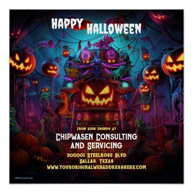 Business Halloween Party Vente Poster promotionnel (Devant)