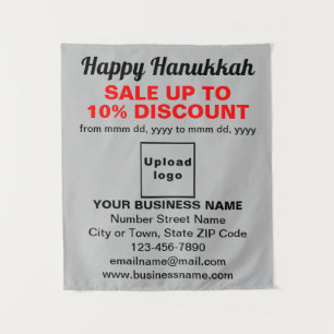 Business Hanukkah Sale on Grey Tapestry
