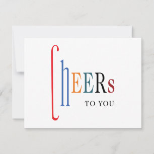 Business Holiday Greeting Cheers Corporate