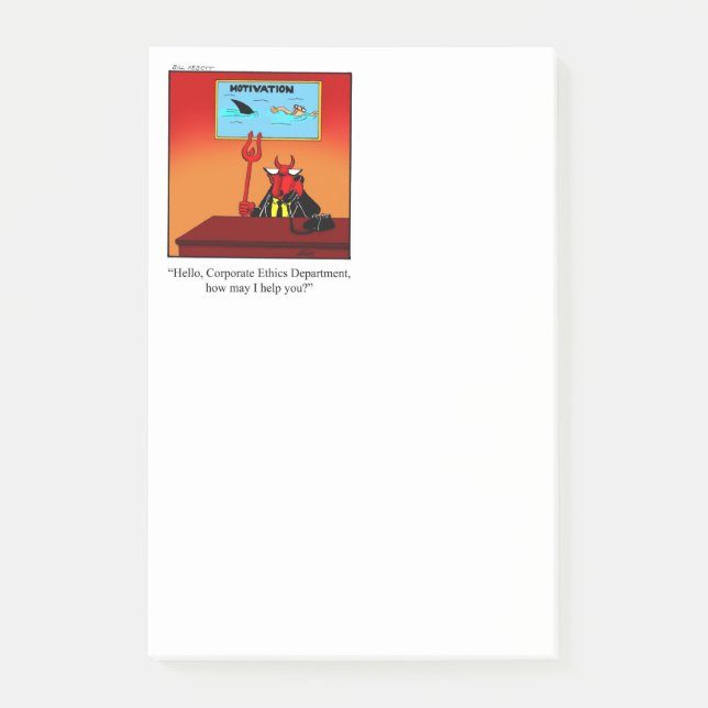 Business Humour Post- It Notes (Front)