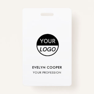 Business ID Custom Logo Employee Staff Badge