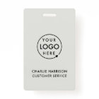 Business ID Logo | Modern Grey Employee Staff
