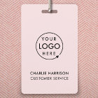 Business ID Logo | Modern Pink Employee Staff