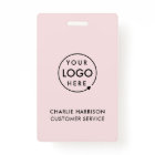 Business ID Logo | Modern Pink Employee Staff