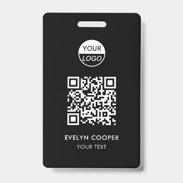 Business ID | QR Employee Staff Badge (Front)