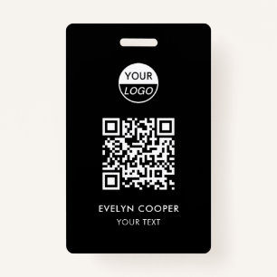 Business ID QR Employee Staff Badge