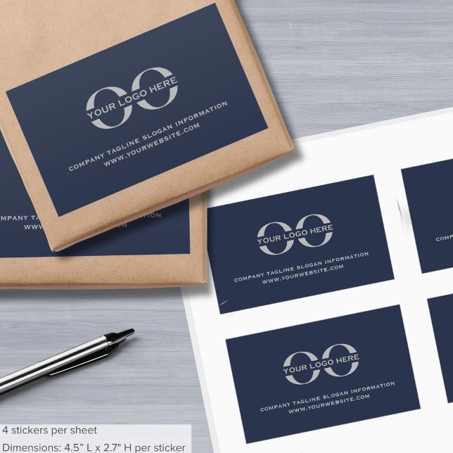 Business Labels with Custom Logo (Creator Uploaded)