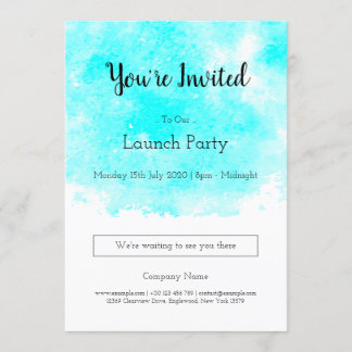 Business launch party invitation templates