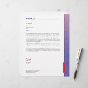 Business letterhead template