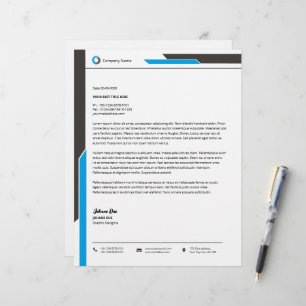 Business Letterhead Template - Customizable Design