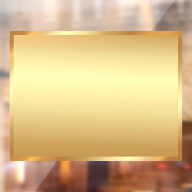 Business Logo Add QR Code Text Blank Background Window Cling (Sheet 2)