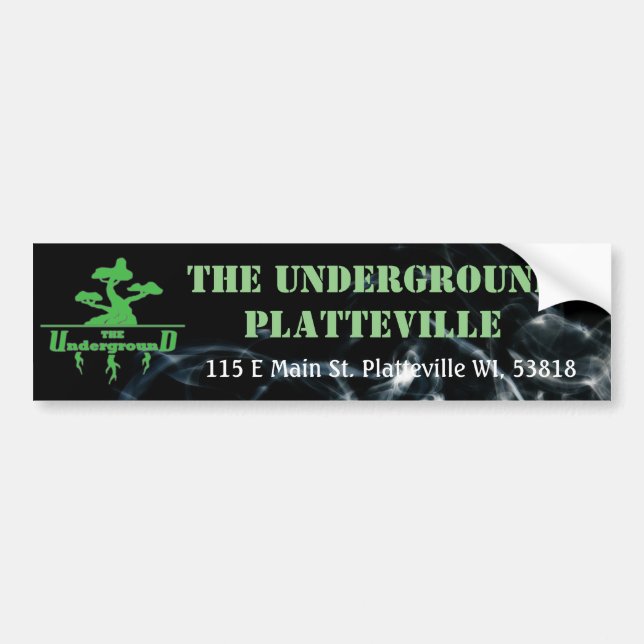 Business Logo and Address Bumper Sticker (Front)
