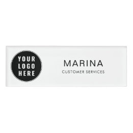 Business Logo and Company Staff Name Tag