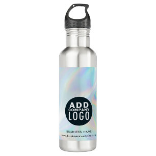 Business Logo and Website Holographic Employees 710 Ml Water Bottle