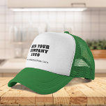 Business Logo and Website New Company Employees Trucker Hat<br><div class="desc">Add your brand logo and website address to this cute hat that's perfect to passively advertise your new or established business. Perfect for trade shows or showroom and reception area for employees and clients use Available in other colours. No minimum order quantity and no setup fee. Order as many or...</div>