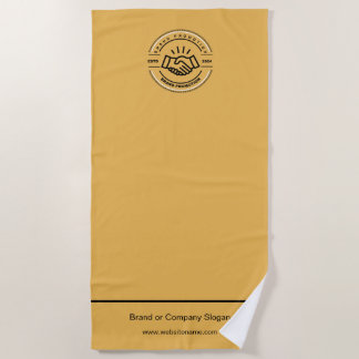 Business Logo | Beach Towel Minimalist Beach Towel