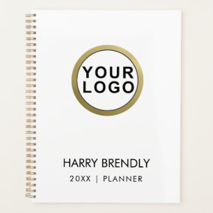 Business Logo Black White 2023 Planner