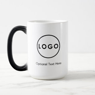 Business Logo Brand Black White Coffee Mug