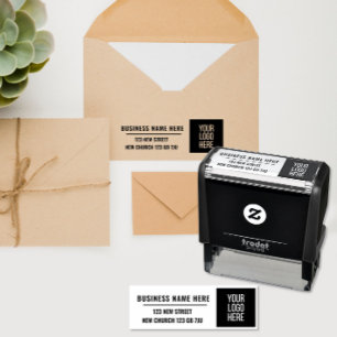 Business logo Branding Company name Sales Branding Self-inking Stamp