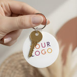 Business Logo Branding Keychain<br><div class="desc">Carry your brand everywhere with a personalized keychain featuring your logo or image! Perfect for business branding or personal style, this custom keychain is a practical yet eye-catching accessory that keeps your brand front and centre. Ideal for giveaways, client gifts, or personal use, it’s a memorable way to showcase your...</div>