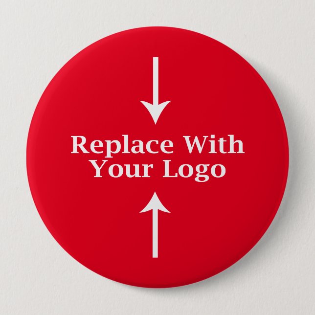Business Logo Button Template (Front)