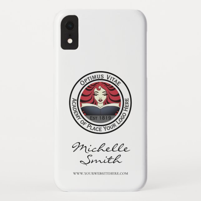 Business Logo Case-Mate iPhone Case (Back)