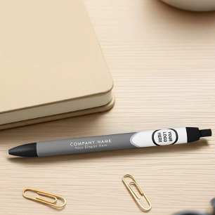 Business Logo Charcoal Promotional Branding Pen