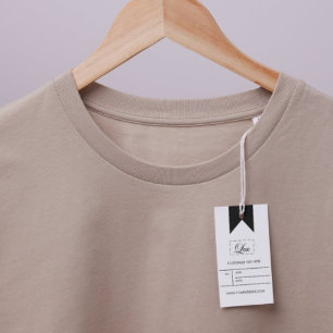 Business Logo Clothing Label Price Hang Tag
