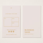 Business Logo Clothing Label Price Hang Tag