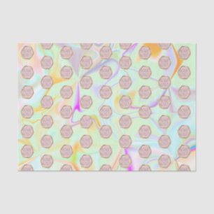 Business Logo Colourful Abstract Swirl Tissue Pape Paper