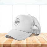 Business Logo Company Branded Employee Staff Trucker Hat<br><div class="desc">A simple custom business template in a modern minimalist style which can be easily updated with your company logo. If you need any help personalizing this product,  please contact me using the message button below and I will be happy to help.</div>