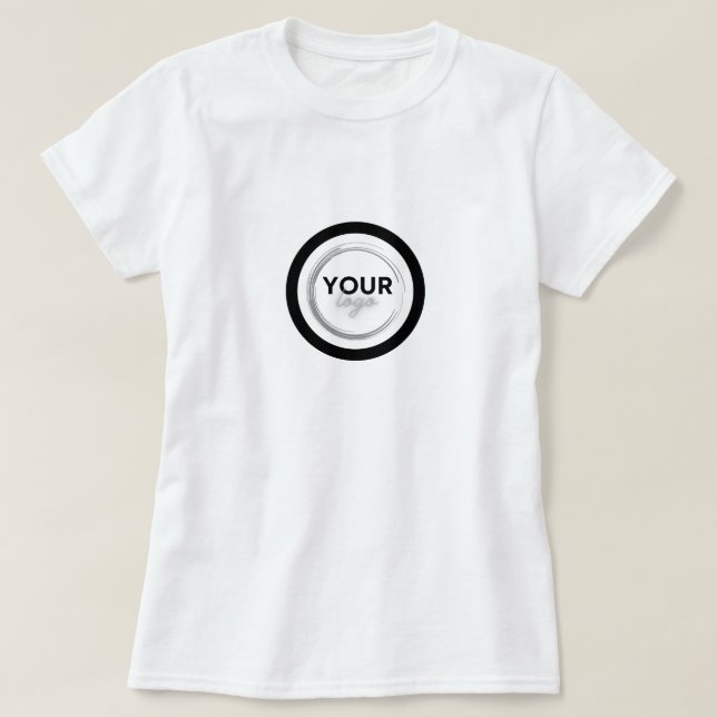 Business Logo Company Branded Employee T-Shirt (Design Front)